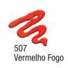 Acripuff - 35 ml - Acrilex - Vermelho Fogo