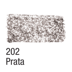 Tinta para Tecido Glitter - Acrilex - 37 ml - Prata