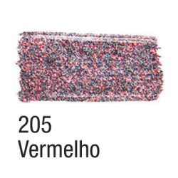 Tinta para Tecido Glitter - Acrilex - 37 ml - Vermelho