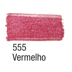 Tinta para Tecido Metálica - Acrilex - 37 ml - Vermelho