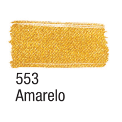 Tinta para Tecido Metálica - Acrilex - 37 ml - Amarelo