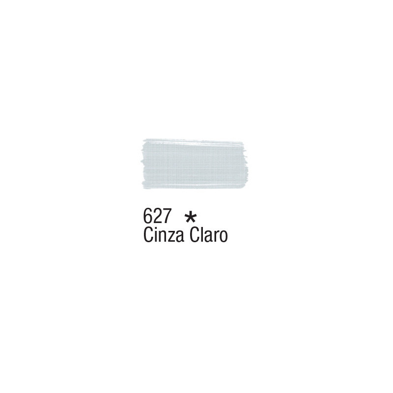 Tinta para Tecido Fosca - Acrilex - 37 ml - Cinza Claro