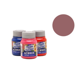 Tinta para Tecido Fosca - Acrilex - 37 ml - Capuccino