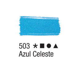 Tinta para Tecido Fosca - Acrilex - 37 ml - Azul Celeste
