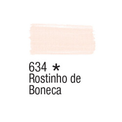 Tinta para Tecido Fosca - Acrilex - 37 ml - Rostinho de Boneca