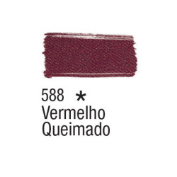 Tinta para Tecido Fosca - Acrilex - 37 ml - Vermelho Queimado