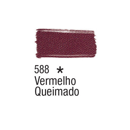 Tinta para Tecido Fosca - Acrilex - 37 ml - Vermelho Queimado