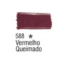 Tinta para Tecido Fosca - Acrilex - 37 ml - Vermelho Queimado
