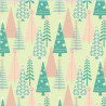 Papel Decorado Scrapbook - K&Company - Swell Noel - Christmas Trees - 30x30 cm