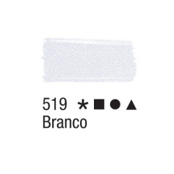 Tinta para Tecido Fosca - Acrilex - 37 ml - Branco