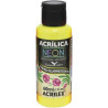 Tinta Acrílica Neon - Acrilex - 60 ml - Amarelo Limão