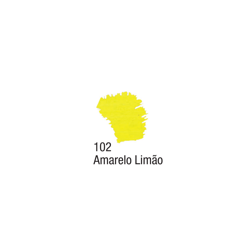 Tinta Acrílica Neon - Acrilex - 60 ml - Amarelo Limão