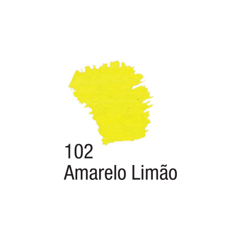 Tinta Acrílica Neon - Acrilex - 60 ml - Amarelo Limão