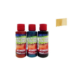 Betume Colors - Acrilex - 60 ml - Dourado Solar