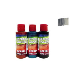 Betume Colors - Acrilex - 60 ml - Gris de Payne