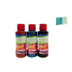 Betume Colors - Acrilex - 60 ml - Azul Zinabre
