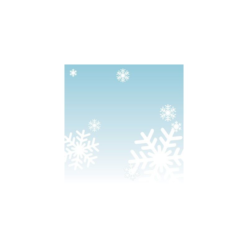 Papel Decorado Scrapbook - Urban Lily - Oh So Merry - Snowflake - 30x30 cm