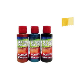 Betume Colors - Acrilex - 60 ml - Amarelo Indiano
