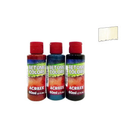 Betume Colors - Acrilex - 60 ml - Branco