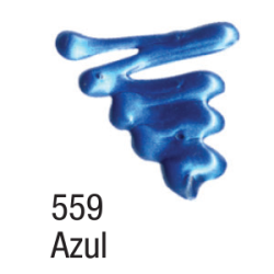 Tinta Dimensional Relevo 3D - Metallic - Acrilex - 35 ml - Azul