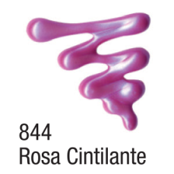Tinta Dimensional Relevo 3D - Metallic - Acrilex - 35 ml - Rosa Cintilante