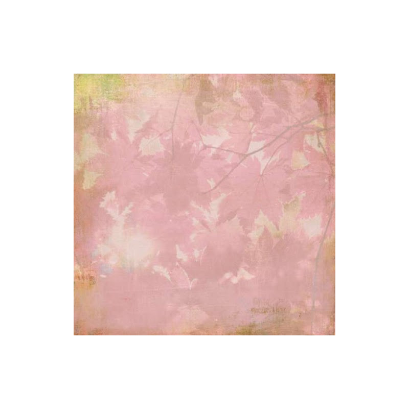 Papel Decorado Scrapbook - Basic Grey - Indian Summer - Woodrose - 30x30 cm
