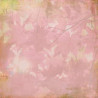 Papel Decorado Scrapbook - Basic Grey - Indian Summer - Woodrose - 30x30 cm