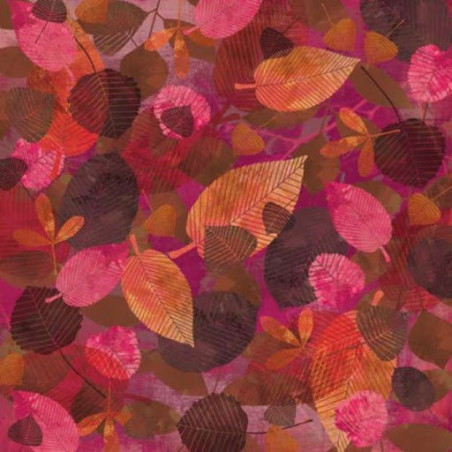 Papel Decorado Scrapbook - Basic Grey - Indian Summer - Russet - 30x30 cm