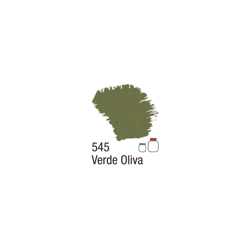 Tinta Acrílica Fosca Nature Colors - Acrilex - 60 ml - Verde Oliva