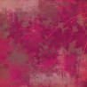Papel Decorado Scrapbook - Basic Grey - Indian Summer - Plum Wine - 30x30 cm