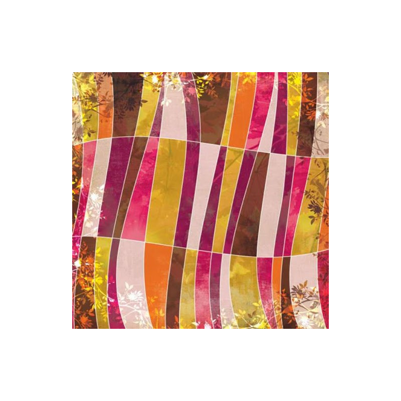 Papel Decorado Scrapbook - Basic Grey - Indian Summer - Squash - 30x30 cm