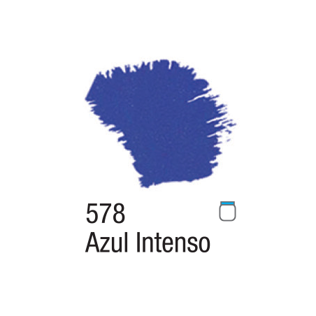Tinta Acrílica Fosca Nature Colors - Acrilex - 60 ml - Azul Intenso