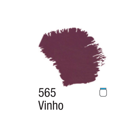 Tinta Acrílica Fosca Nature Colors - Acrilex - 60 ml - Vinho