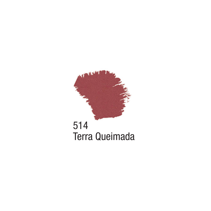 Tinta Acrílica Fosca Nature Colors - Acrilex - 60 ml - Terra Queimada