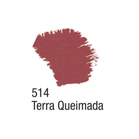 Tinta Acrílica Fosca Nature Colors - Acrilex - 60 ml - Terra Queimada