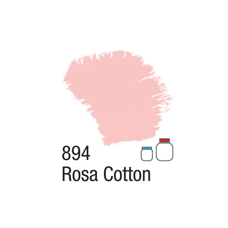 Tinta Acrílica Fosca Nature Colors - Acrilex - 60 ml - Rosa Cotton