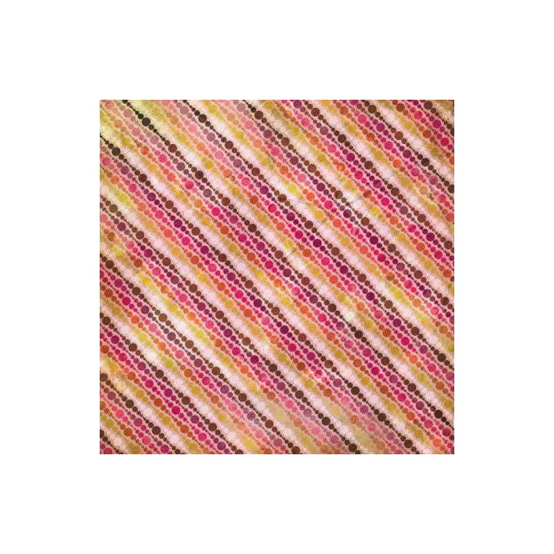 Papel Decorado Scrapbook - Basic Grey - Indian Summer - Cedar - 30x30 cm