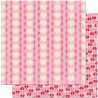 Papel Decorado Scrapbook - BoBunny - Crazy Love - Have a Heart - 30x30 cm