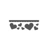 Furador Bordas/Frisos - Heart Festive