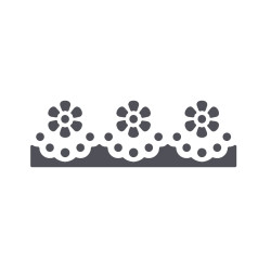 Furador Bordas/Frisos - Flower Dots
