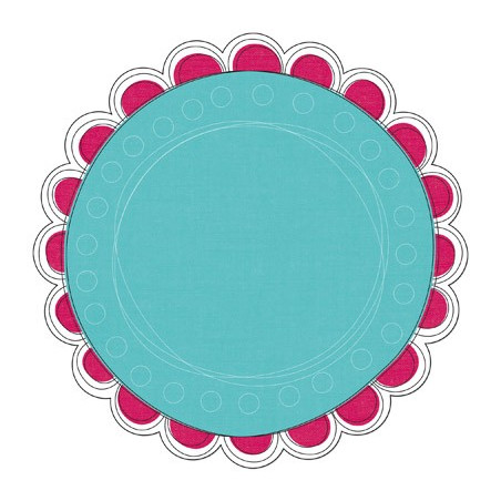 Papel Decorado Scrapbook - BoBunny - Petal Pushers - Blossoms Die Cut - 30x30 cm - ø 30,48 cm