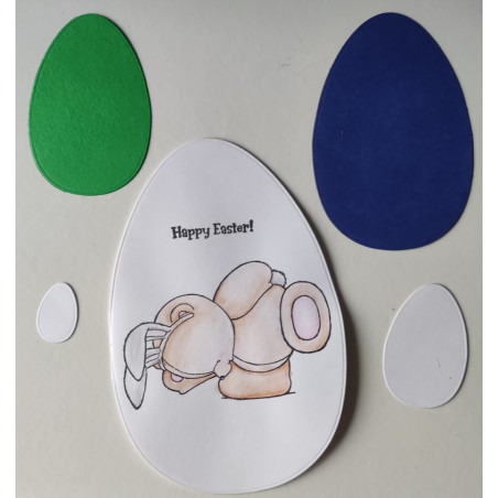 Formas Pré-cortadas / Die Cuts - Ovos - Cartolina