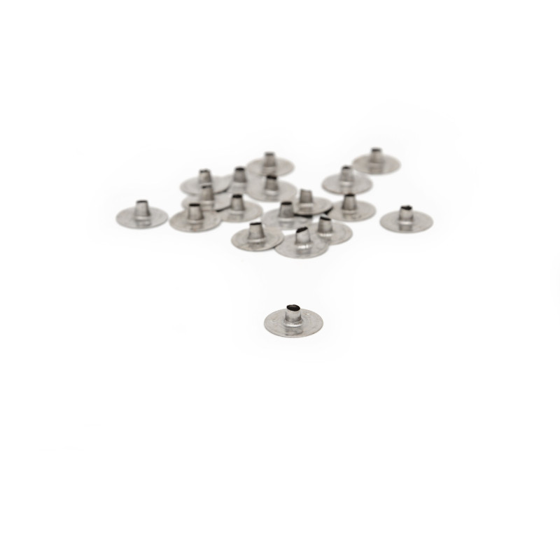 Ilhós Metálicos para Pavios de Vela Encerados - 20 unidades