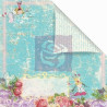 Papel Decorado Scrapbook - Prima Marketing - Sweet Fairy - Fresh Breeze - 30x30 cm