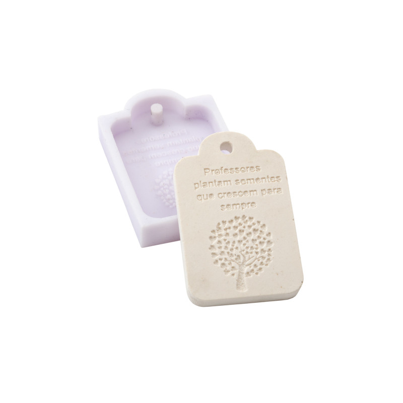 Molde Silicone - Placa Professores - LG - MLD229