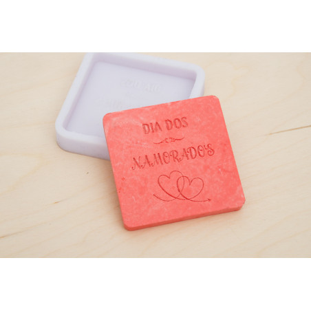 Molde Silicone - Placa Dia dos Namorados - LG - MLD220