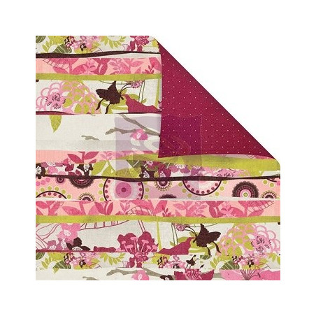 Papel Decorado Scrapbook - Prima Marketing - Melody - Melody - 30x30 cm