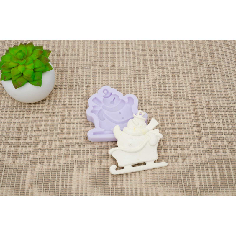 Molde Silicone - Boneco de Neve 2 - LG - MLD192