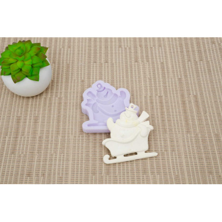 Molde Silicone - Boneco de Neve 2 - LG - MLD192