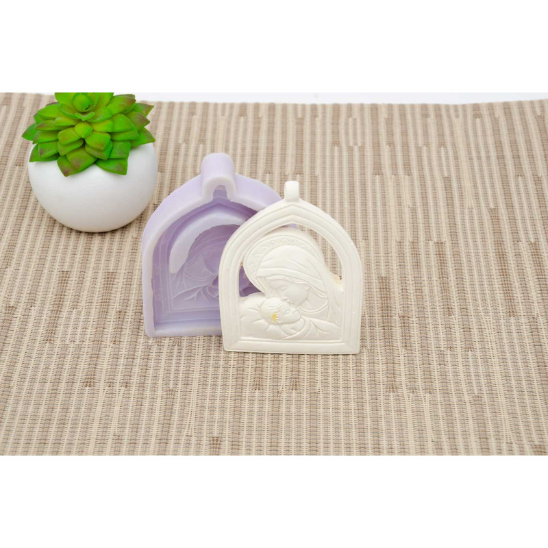 Molde Silicone - Mãe com Menino - LG - MLD165